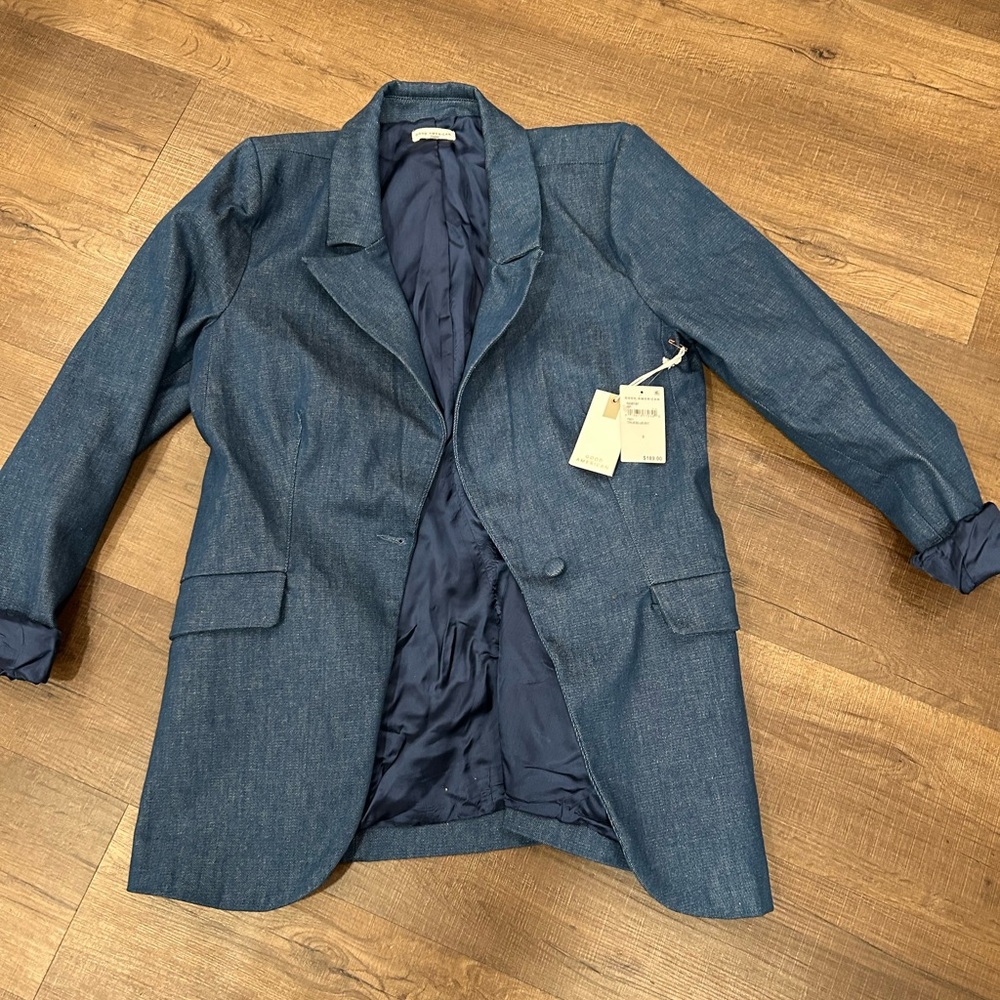 NWT Denim good American blazer